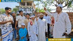 সৈয়দবাড়ি জামে মসজিদের রাস্তা বন্ধের প্রতিবাদে মুসুল্লিদের বিক্ষোভ