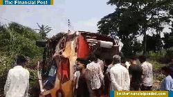 ভাঙ্গায় সড়ক দুর্ঘটনায় নিহত ২, আহত ৩০