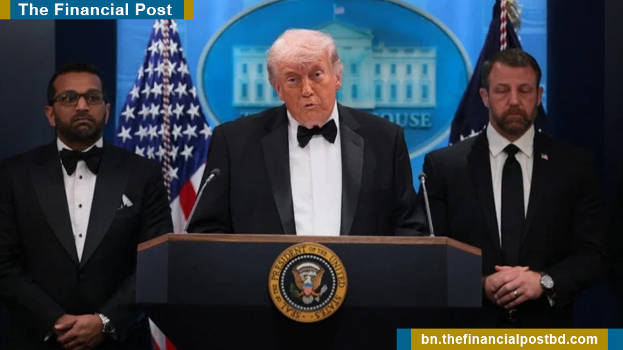 ওয়াশিংটনে নৈশভোজে হামলার সঙ্গে ইরানের সংশ্লিষ্টতা নেই: ট্রাম্প