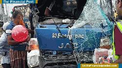 ভাঙ্গা এক্সপ্রেসওয়েতে দুই ট্রাকের সংঘর্ষে নিহত ২