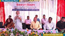 কুলাউড়ায় উপকরণ বিতরণ কার্যক্রম অনুষ্ঠিত