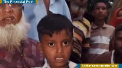 মা-হারা শিশুর সামনে ডুবে মারা গেলেন বাবা