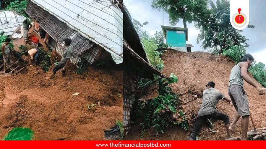 উখিয়ার রোহিঙ্গা ক্যাম্পে পাহাড় ধসে নিহত - ৮
