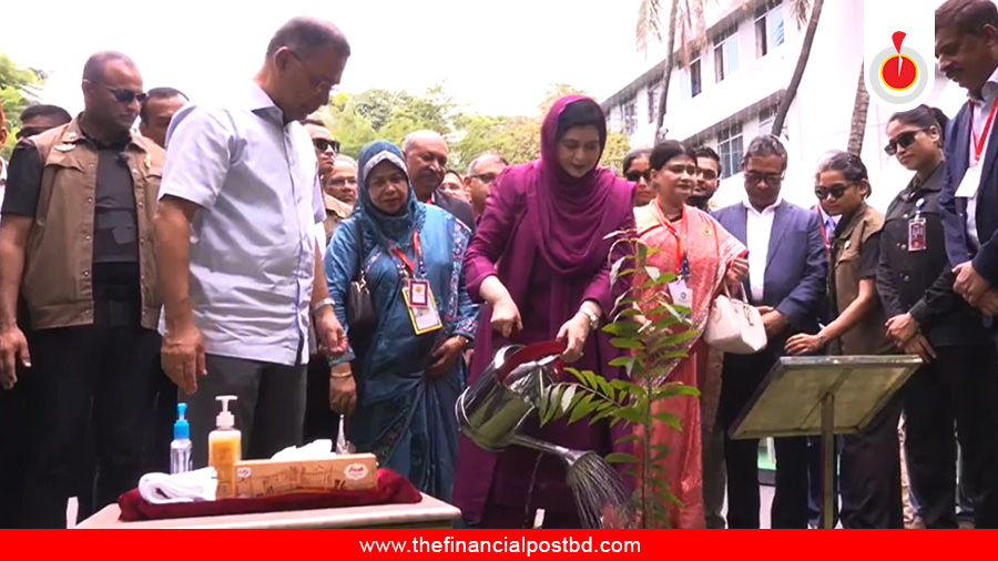 ঢাকা মেডিক্যালে বৃক্ষরোপণ কর্মসূচি উদ্বোধন করলেন প্রধানমন্ত্রী
