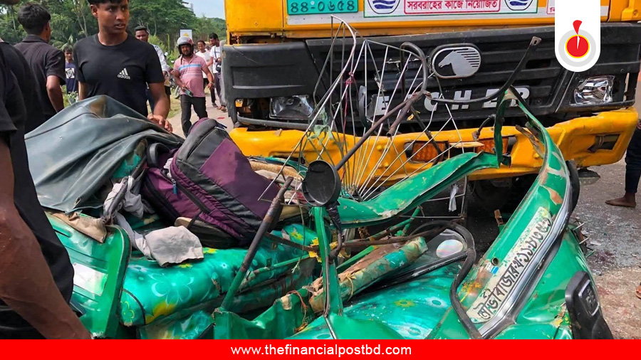 সিলেটের ওসমানীনগরে ট্যাংকলরি-সিএনজি সংঘর্ষে নিহত - ৪