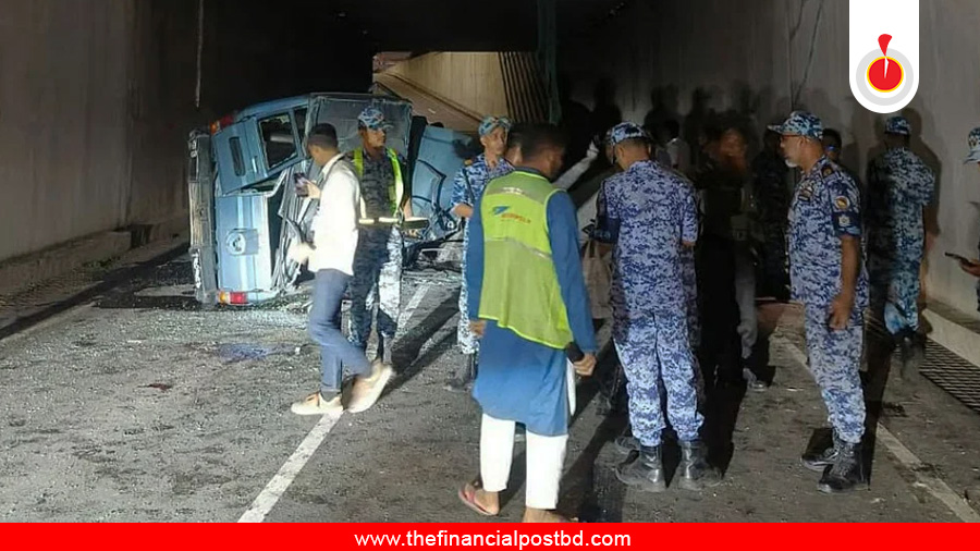 শাহজালালে সড়ক দুর্ঘটনায় বিমানবাহিনীর ৩ সদস্য নিহত