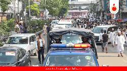শাপলা চত্বরে ১১ দলীয় জোটের লংমার্চের সমাবেশ শুরু