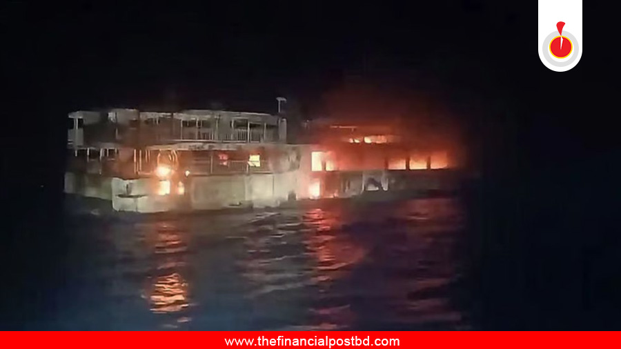 ফিলিপাইনে ফেরিতে আগুন লেগে নিহত ৫, নিখোঁজ ৮৭